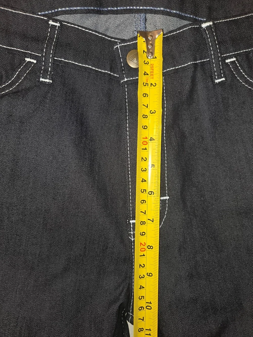 Blue Delta x Tom James Custom Bespoke Dark Wash Denim Jeans [30x33] Straight